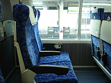 東海道線グリーン車 車内3