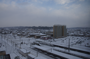 ホテルメトロポリタン秋田 窓から